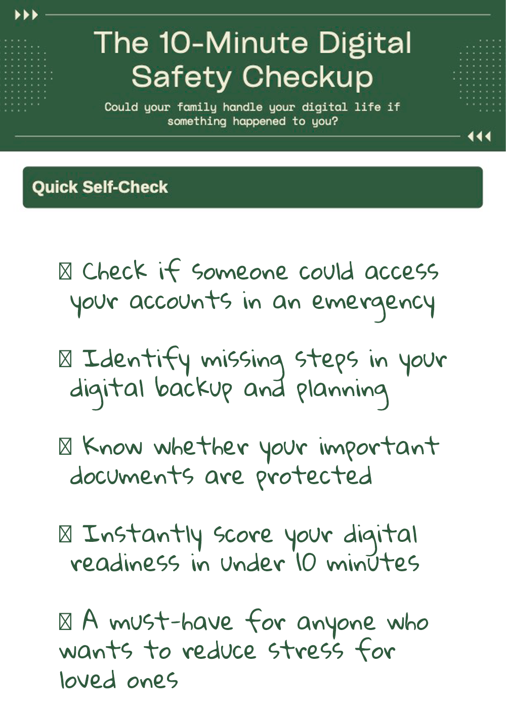 Digital Safety Checkup Cover